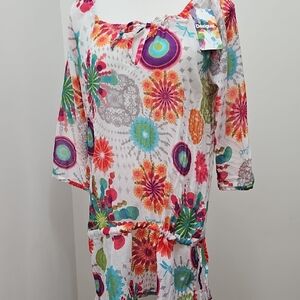 Desigual Colorful Floral Dress